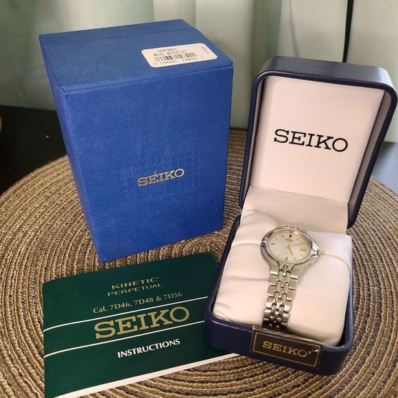 Seiko Accessories - Seiko Kinetic Perpetual Calendar Ladies Watch VGC